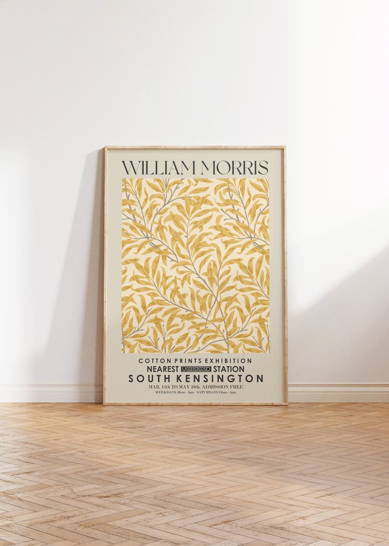 William Morris Wooden Framed Wall Art