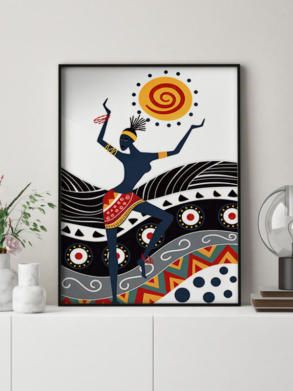 Hypnotic Picture Wooden Framed Wall Art