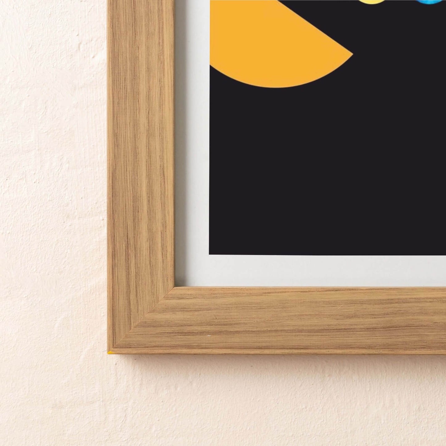 Pacman Game Wooden Framed Wall Art