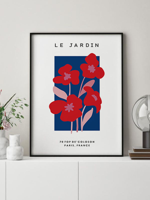 Le Jardin Wooden Framed Wall Art