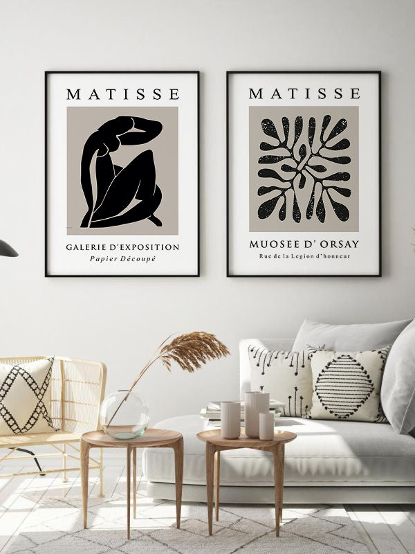 Matisse Duo Wooden Framed Wall Art Double Set