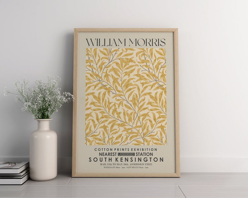 William Morris Wooden Framed Wall Art