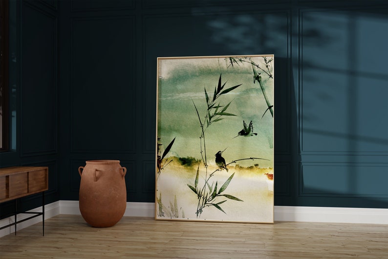 Reed Bird Wooden Framed Wall Art