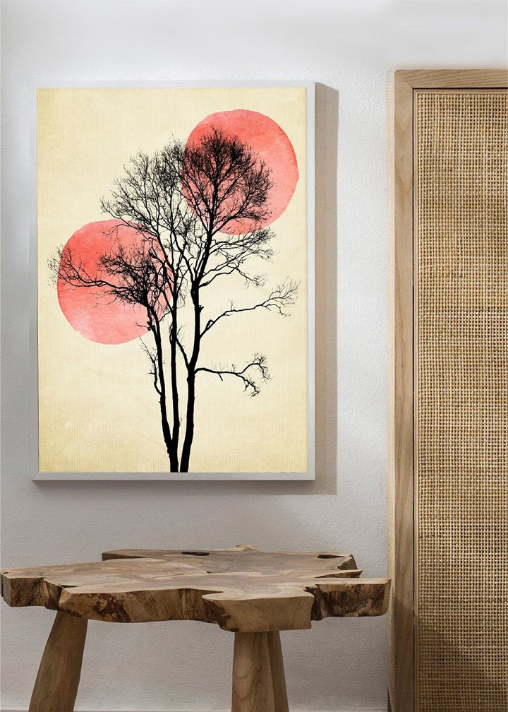 Tree Art Wooden Framed Wall Art