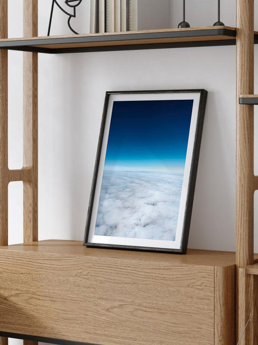 Sky And Clouds Wooden Framed Wall Art