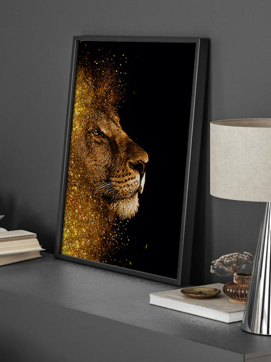 Lion King Wooden Framed Wall Art