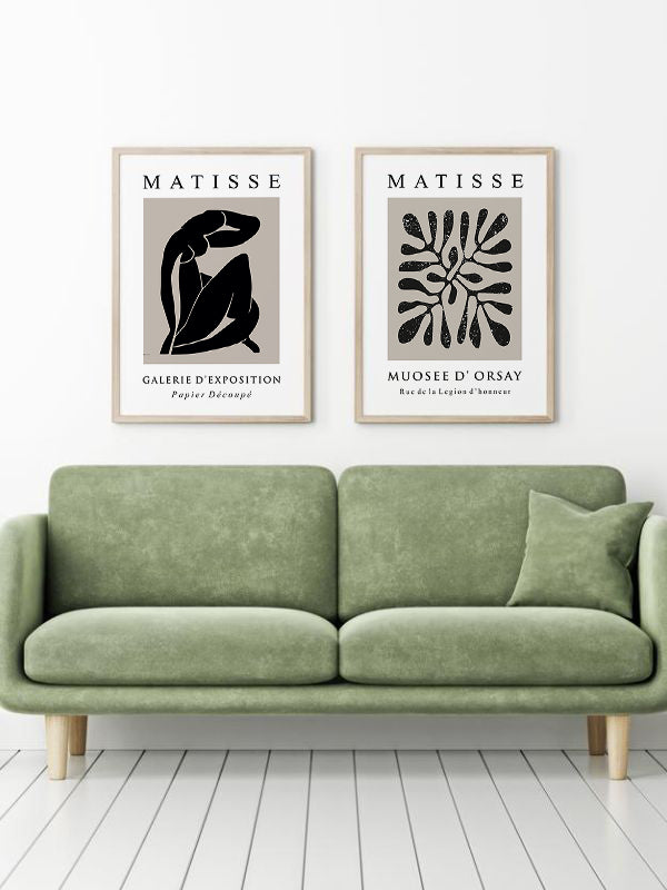 Matisse Duo Wooden Framed Wall Art Double Set