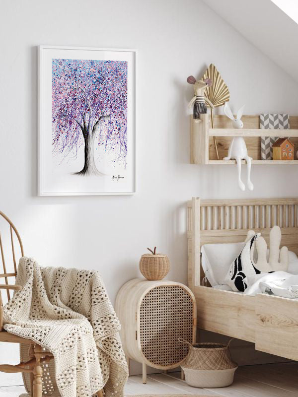 Tree Poster Wooden Framed Wall Art