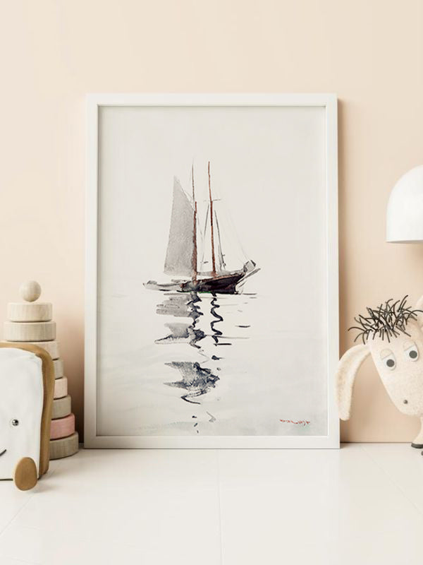 Boat Trip Wooden Framed Wall Art