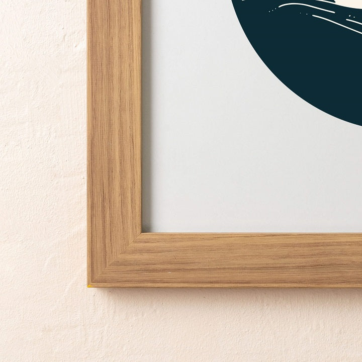 Moonlight Wooden Framed Wall Art