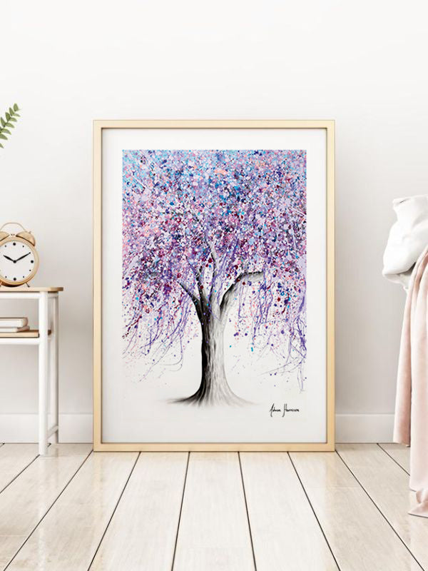 Tree Poster Wooden Framed Wall Art