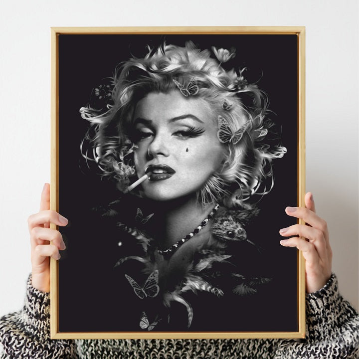 Marilyn Monroe Wooden Framed Wall Art