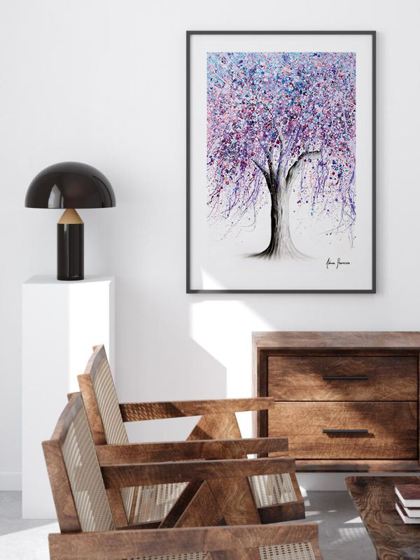 Tree Poster Wooden Framed Wall Art